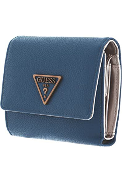 Guess Guess, Destiny, Υφασμάτινο Πορτοφόλι, Μικρό Τρίπτυχο, SWVB78 78430, Μπλ...
