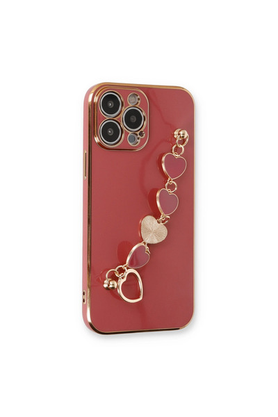 eco port حافظة ايفون 14 برو من السيليكون ايسيلا - أحمر