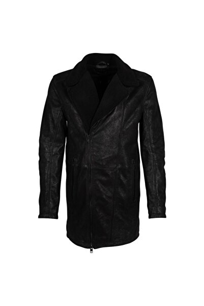 mauritius Geaca Lunga de Piele Barbati 2.0 by Neagra G2MLyel