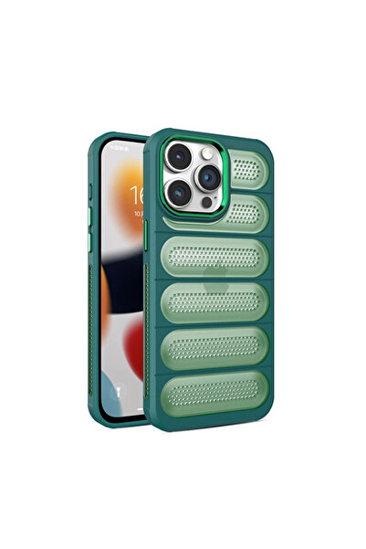 eco port iPhone 15 Pro Max Case Airmax Silicone Cover - Dark Green