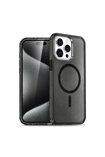 eco port iPhone 14 Pro Case Magsafe Cover - Black