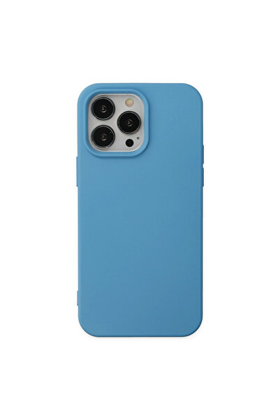 eco port iPhone 14 Pro Case Nano Velvet Silicone - Blue