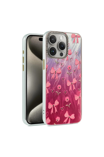 eco port iPhone 14 Pro Case Blade Mirrored Pattern Cover - Pattern 3