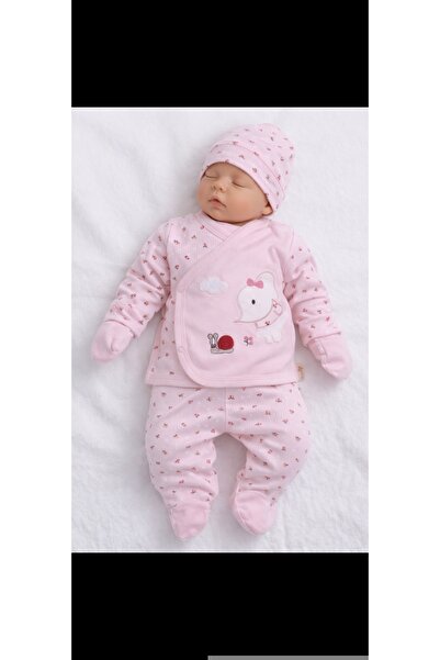 pembe 5'li kız bebek takımı