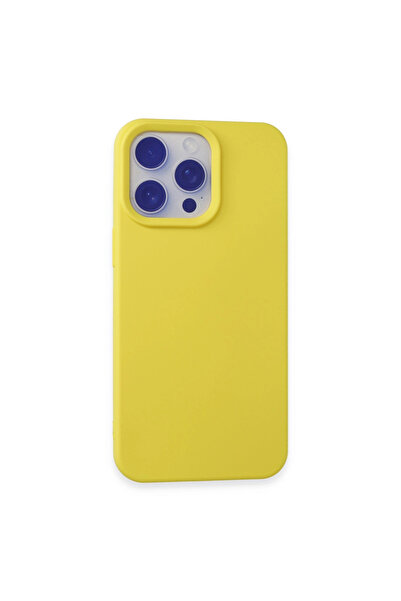 eco port iPhone 15 Pro Max Case Nano Velvet Silicone - Yellow