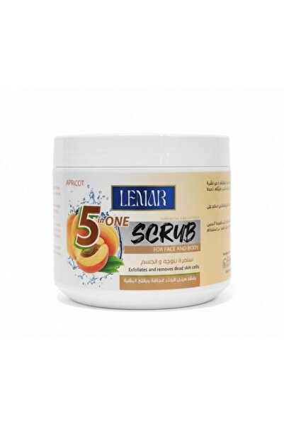 COSMETICS Lemar 5 in One Apricot Scrub for Face Body Deep Cleansing