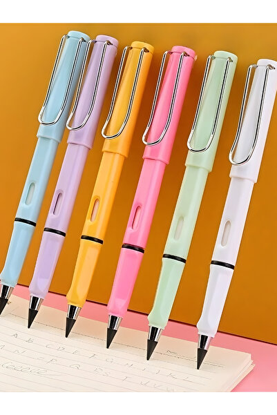 ÖZ OFİS Bitmeyen Sonsuz Kalem - Silgili Mürekkepsiz Kalem - Yazı Çizim Eskiz ...