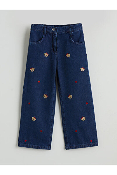 LC Waikiki I Teddy Embroidered Girls' Jean Pants from Freezen Store