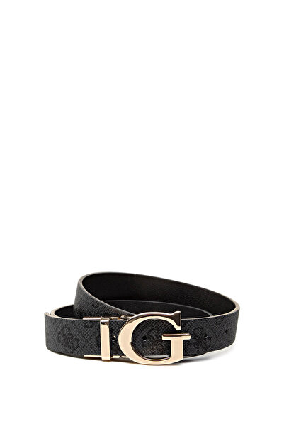 Guess Guess, Mika, Μοντέλο Διπλής Όψης, Υφασμάτινη Ζώνη, Γκρι, Για Γυναικεία,...