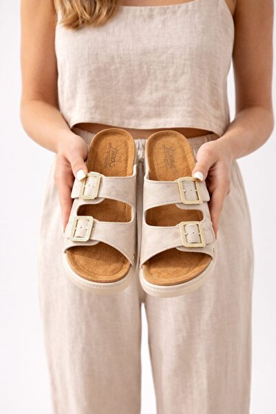 Slipcat Women's Double Buckle Anatomical-Orthopedic Daily Slippers - Comforta...