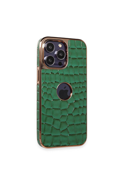 eco port iPhone 14 Pro Case Snake Cover - Dark Green