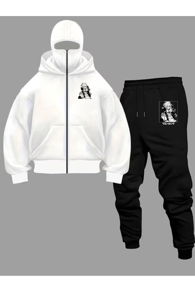 Flaubert -SET DE TRENING UNISIX NINJA CU MASCA DE ZI MĂRITĂ CU FERMUAR CARDIG...