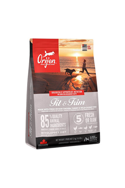 Orijen Fit & Trim Dry Food Chicken, Turkey & Fish for Dogs 2kg