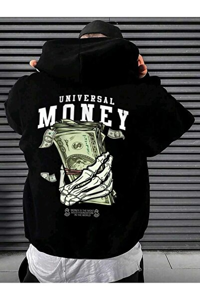 DİVİN Unisex Back-Printed Oversized Hooded Sweatshirt – Warm, Comfortable, an...