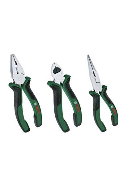 Bosch Orijinal Pense Seti 3 Parça Kargaburun, Yan Keski, Pense 1600A02C0S