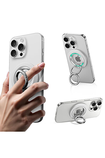 ESR Suport telefon flexibil, inel magnetic 360° HaloLock, alb