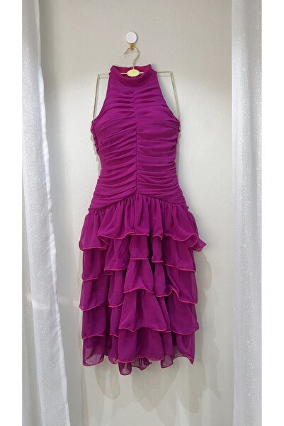 dalaa Short chiffon dress