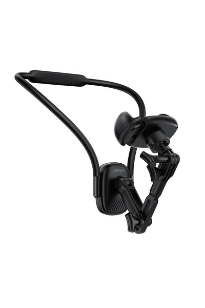 Acefast Suport telefon, GoPro pentru gat cu clips E33, negru