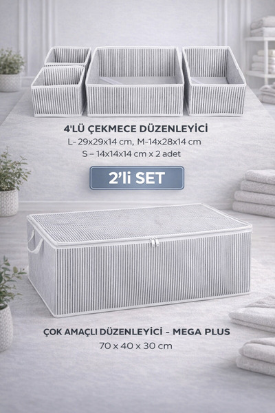 PONÇİK BEBEK Organizator sa 4 ladice i višenamenski organizator za odeću/stva...