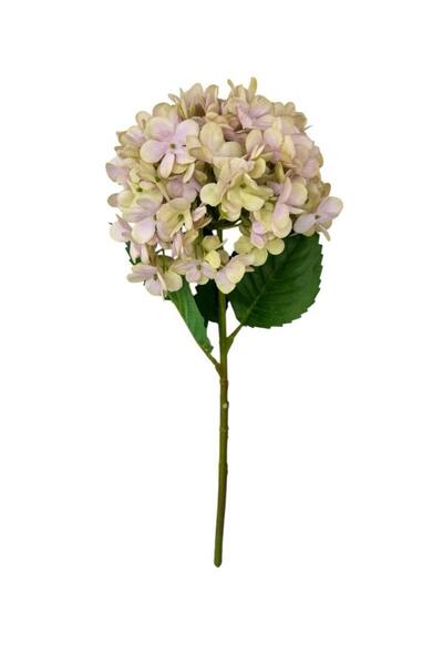 Nettenevime Artificial Flower Lilac Green Hydrangea Single Branch 50*17cm Pat...