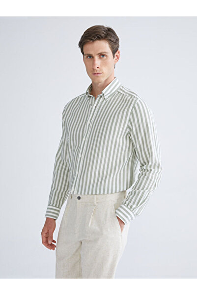 LC Waikiki منتجات فريزن ستور التي لا مثيل لها I STANDART Fit قميص رجالي مخطط ...