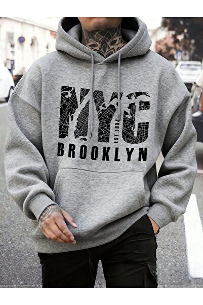 FATOOM STILE Printed Sweatshirt Hooded Thick Fabric (Unisex)