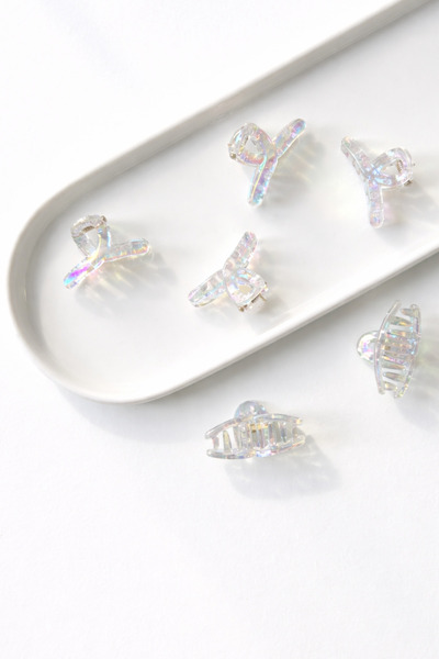 Tupek Store 6'lı Set Modern Kışkaçlı Mandal Toka