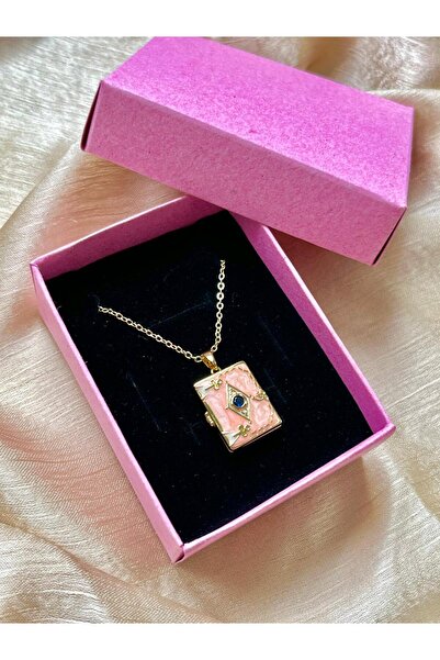 D&Z ACCESSORİES Sevgililer Günü Hediye Kutusu |Açılır Kapaklı Gold Kolye| Anı...