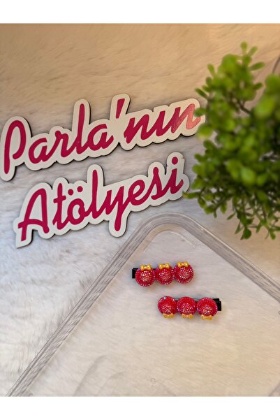 SOFT 2-комплект капелюшок з фігуркою, блискітками, бантиком і затискачем у ви...