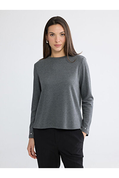 LC Waikiki Rmz Gi̇yi̇m Farkiyla Zero Roba Collar Pearl Detailed Blouse