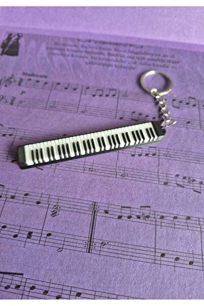 müzikveherşey Piyano Anahtarlık