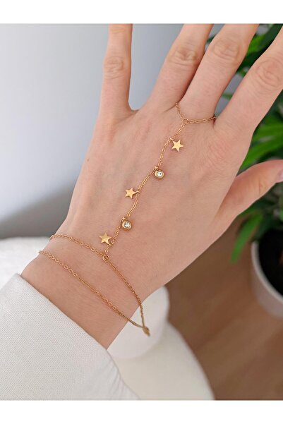 Venus Design Çelik Yıldız Taşlı Şahmeran