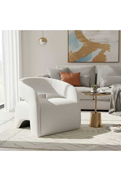 Arnohome A modern chair with a curved design, combining luxury and simplicity...