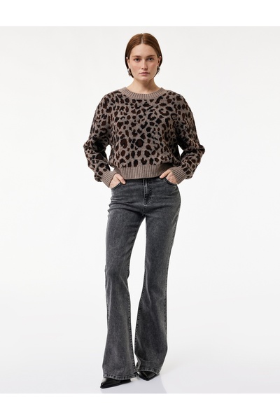Koton Kadın Jean Pantolon 6SAL40118MD GRİ