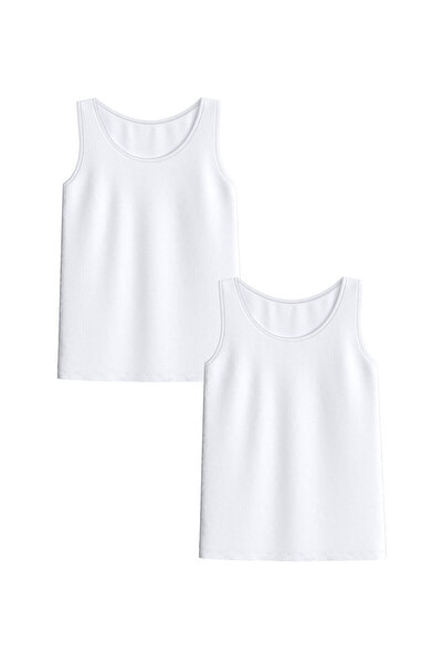 LC Waikiki Özmarka New Season Crew Neck Girls' Tank Top 2-Piece Set