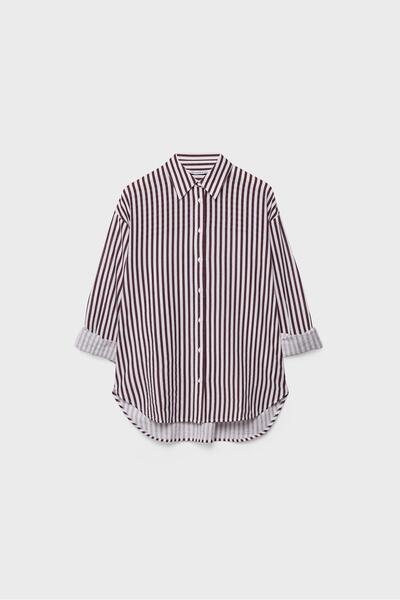 Stradivarius Linen-effect shirt