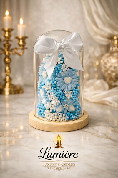 OEM Luxury candle under the glass dome, suitable for Valentine's Day, March 1