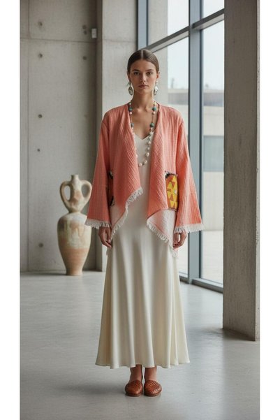 Su Koleksiyon Chaput Muslin Mini Cardigan
