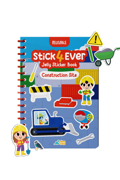 Neobebek Stick4Ever - Construction Site (Tak Çıkar Jelly Sticker Kitabı)
