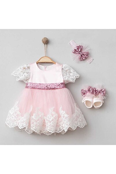 Pugi Baby Baby Girl Crawler Mevlüt Dress