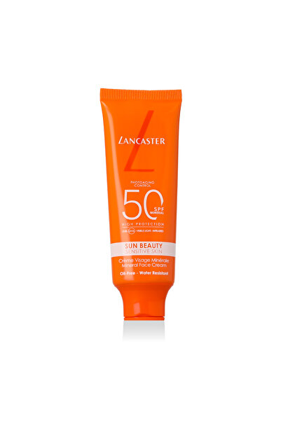 Lancaster Κρέμα προσώπου Sun Beauty με μεταλλικά στοιχεία SPF 50 50 γρ