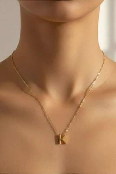 Osha Aksesuar Letter K Necklace