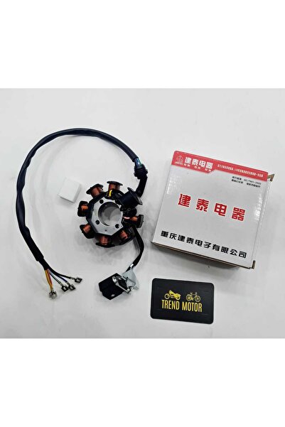 monero 7+1 Bez Bobinli Statör 5 Kablo Bakır Sargı Jantel - Cg Çita Agk Motosi...