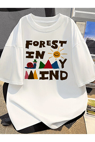 ibibik moda Custom Printed Oversize Cotton Crew Neck T-Shirt