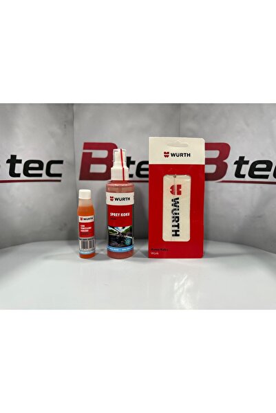 Würth Cam Temizleme Sabunu + Sprey Koku Venüs + Asma Koku