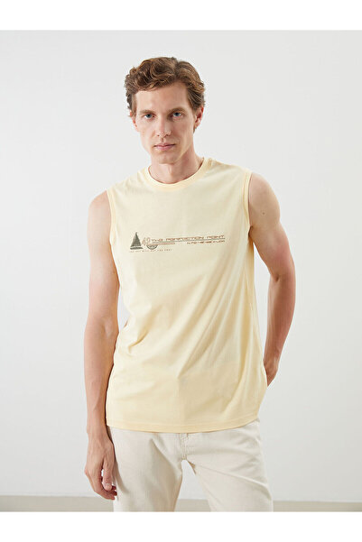 LC Waikiki Tricou fără mâneci pentru bărbați, imprimat, cu gâtul tip crewneck...