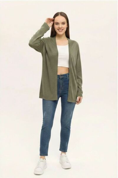 Neden Tekstil Women's Short Slim Knit Cardigan – Relaxed Fit, Stylish and Lig...