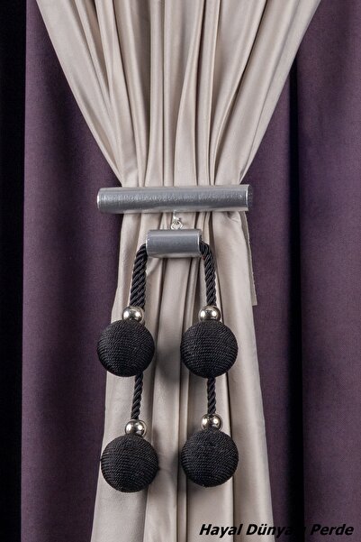 Hayal Dünyası Orta Bağlama Özel Yapım İp Sargı 4 Toplu Perde Bağı Braçol Perd...