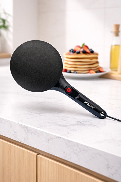 SOKANY Krep ve Pankek Makinesi 20 cm Yapışmaz Plakalı 650W HY-901
