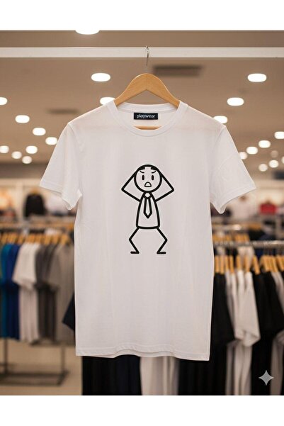playwear PLAY WEAR Unisex Μπλουζάκι με στάμπα CIBIK ALİ με λαιμόκοψη ποδηλάτο...